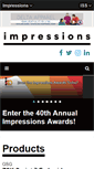 Mobile Screenshot of impressionsmagazine.com